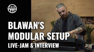 Blawans Modular Setup  Live-Jam & Interview  Keys & Frequencies  Thomann