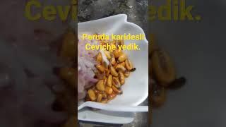 En güzel Peru lezzeti karidesli Ceviche#