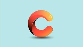 Abode Illustrator cc  Professional 3D Logo Design  Letter C 