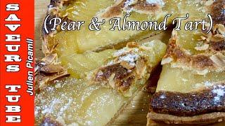 How to make a Pear & Almond Tart on a shortcrust pastry & Almond cream with The French Baker Julien.