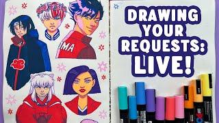 Drawing Livestream  taking your fanart requests live