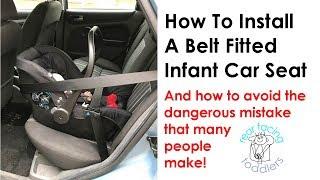 Is your babys infant car seat fitted correctly?? Please watch this video to make sure