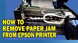 How to remove paper stuck on Epson printer L3250 L3210 L3150 L3110 etc.