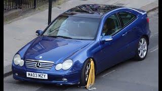 DVLA Wheel Clamp Removed by 2 Men in London car was wheel clamped for having no road tax