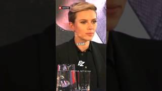 Scarlett Johansson Again Got a SEXIST QUESTION  #shorts #marvel #avengers #scarlettjohansson #rdj