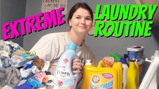 NEW ALL DAY LAUNDRY MOTIVATION FAMILY OF 4 WEEKLY LAUNDRY ROUTINE MOM LIFE SAHM  GET IT ALL DONE