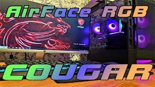 Cougar Airface RGB Black DUOFACE  Подробный обзор корпуса  в сборке  тест температур