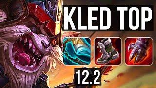 KLED vs YONE TOP  Rank 2 Kled 6010 400+ games Dominating  KR Master  12.2