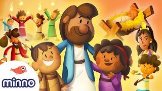Non-Stop Bible Stories for Kids  Minno Laugh and Grow Bible for Kids