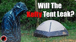 Waterproof Testing a Tent with Quick Corner Technology - Kelty Late Start Rain Test