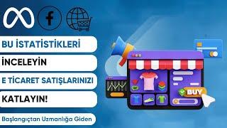 BU İSTATİSTİKLERİ İNCELEYİN E TİCARET SATIŞLARINIZI ARTIRIN Facebook Instagram Reklamları Eğitimi