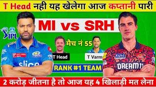 MI vs SRH Dream11 Prediction MI vs SRH Dream11 Team MI vs SRH Dream11 Prediction Today