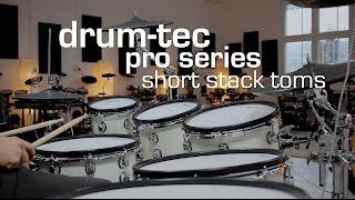 Introducing the new drum-tec pro series short stack toms played with a Roland TD-30 sound module