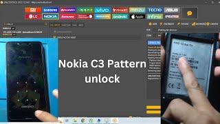 Nokia C3 Pattern unlock With unlocktool