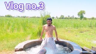 Hot Faizi Bathing in Tubewell in Hot Mood #faizi #swimming #pool