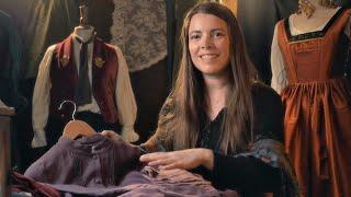 Historical & Fantasy Costuming  ASMR fabric and paper sounds tracing soft spoken