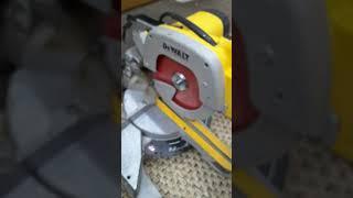 DeWalt DW707-LX 115v Sliding Mitre Saw Review