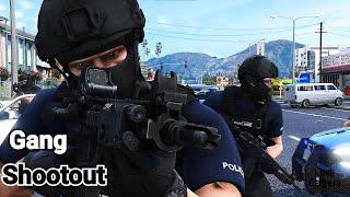 Gang Shootout  GTA 5 SWAT Movie 4K Machinima