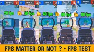 20 Fps Vs 25 Fps Vs 30 Fps Vs 40 Fps Vs 60 Fps Vs 90 Fps  BGMI & PUBG FPS ALWAYS MATTERS