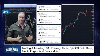 Trading & Investing DAL Earnings Flush Epic CPI Data Drop Stock Crypto And Commodities