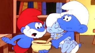 Poção do Papai Smurf para ajudar um Smurf doente • Os Smurfs