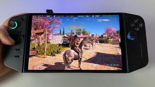 Assassin’s Creed Odyssey   Lenovo Legion GO handheld gameplay  medium graphics