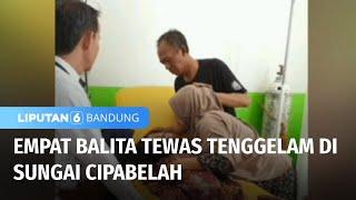 Diduga Mencoba Ambil Bola di Sungai 4 Bocah Tewas Tenggelam  Liputan 6 Bandung