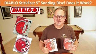 DIABLO Sanding Disc StickFast Kit & 15 Disc Pack Review Stick Fast#toolshed #diy