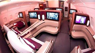 Qatar Airways A380 First Class Flight from Doha to Sydney + First Class Lounge