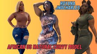 Royana Jnocharles The Most Natural Curvy PlusSize Fashion Model Influencer Insta Beauty Bio Wiki