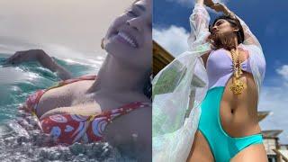 Malavika Mohanan bikini Viral Videos  Hot Complications