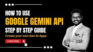How to Use Gemini API for your GenAI Apps or Software  Generative AI   Data Magic AI #GeminiAPI