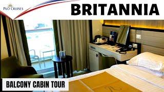 P&O Britannia Balcony Cabin Tour - D710 11710