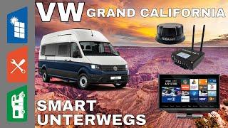 VW GRAND CALIFORNIA ist SMART unterwegs + CLESANA C1 unumgänglich