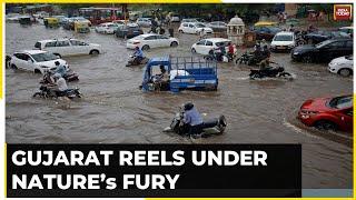 Monsoon Mayhem Lashes Parts Of India  Gujarat Grapples With Heavy Rains