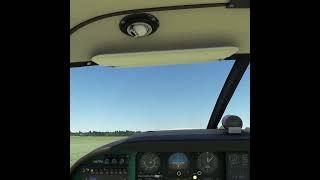 GREASED LANDING IN THE COMANCHE #microsoftflightsimulator #a2a #burningbluedesign #shorts #england