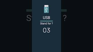 USB means ? #usb