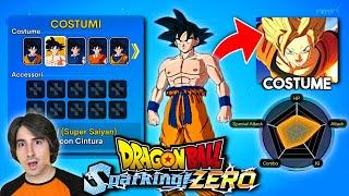  SPARKING ZERO svelata la nuova PERSONALIZZAZIONE dei Personaggi  Dragon Ball SZ Gameplay ITA