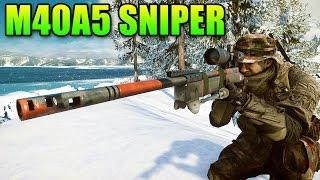 Sniper Sunday - M40A5 Rate Of Fire or Muzzle Velocity?  Battlefield 4 Sniper Gameplay