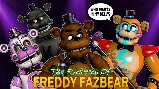 The Evolution Of Freddy Fazbear Animated In 3D