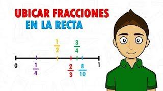 UBICAR VARIAS FRACCIONES EN LA RECTA Super facil - Para principiantes