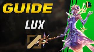  GUIDE LUX MIDLANE COMBOS ASTUCES GAMEPLAY.