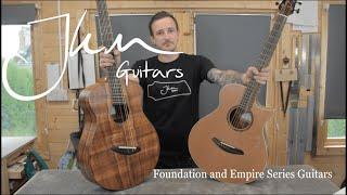 JKM Guitars - Explaining the Foundation and Empire Series - Hand Made Guitars