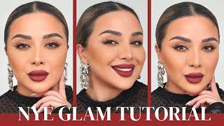 NEW YEARS EVE MAKEUP TUTORIAL GLAM PARTY LOOK  NINA UBHI