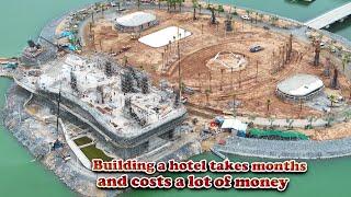 2296Building a hotel takes months and costs a lot of money