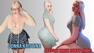 Donna Kristina Curvy Plus-Size Model From Russia Fashion Instagram Star Biography Lifestyle Wiki