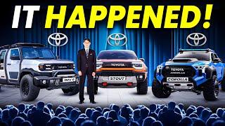 Toyota CEO Reveals 3 New Pickup Truck Models For 2025 & SHOCKS The Entire Car Industry