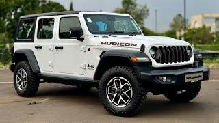 New Jeep Wrangler RUBICON 2024 facelift  Rs 71.65L  White Colour  Thar Roxx ke big daddy 