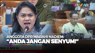 GEBRAK MEJA Nadiem Makarim Terdiam Ditelanjangi Anggota DPR