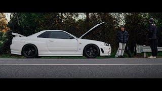 Shooting Two R34 GTRs - Behind the Scenes  4K